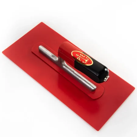 Frattazza plastica rossa – manico legno