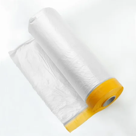 Bobinetta polietilene più nastro oro per mascheratura