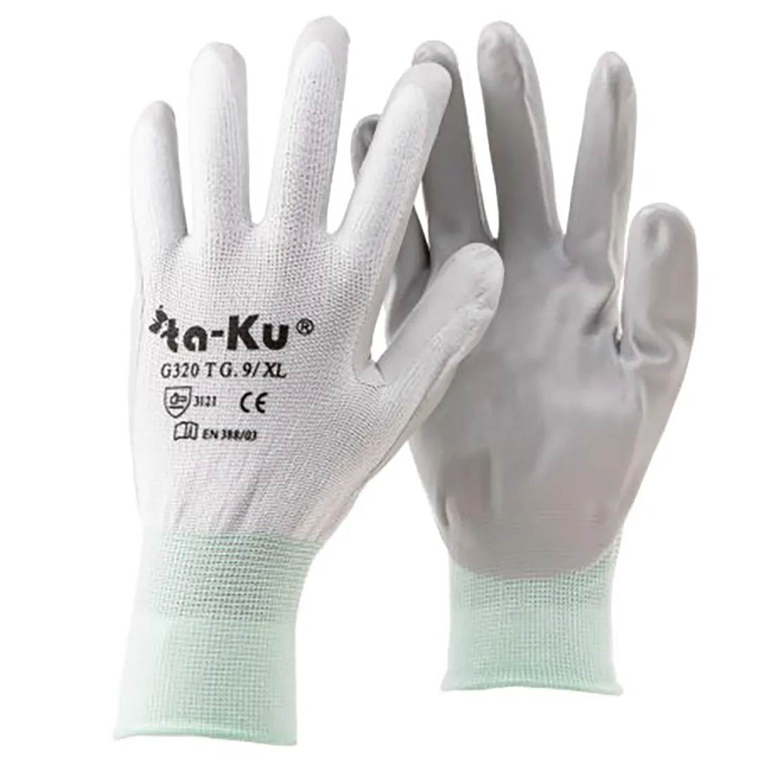 Guanto grigio nitrile